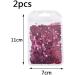 2 Pack Holographic Sweetheart Nail Glitter Sequins Shiny Thin Flakes for Stunning Nail Art & Manicure Decorations (Random Colors) International Shipping Available - Buy Online on GoSupps.com