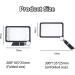 MANJIAMEI Magnifying Glass with Light for Reading 3X Reading Magnifier with 48 LEDs 3 Lighting Modes Folding Handheld Large Screen for Seniors Newspaper Books Small Print - Buy Online on GoSupps.com