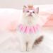 Legendog Princess Cat Bandana & Crown Costume Set for Birthday Parties - Pink - Buy Online on GoSupps.com