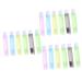 FRCOLOR 18 STK foldable portable toothbrush toothbrush holder for outdoor toothbrush travel toothbrush tooth hygiene collapsible toothbrush foldable toothbrush