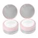 Healvian Healvian 2 Pieces Mirror Powder Container Loose Powder Makeup Powder Box Loose Containers Powder Case with Mirror Loose Holder Loose Powder Box Empty Makeup Container BB Cream Container Pink