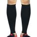 beister 1 Pair Calf Compression Sleeves for Women & Men Footless Shin Splint Leg Support Socks for Pain Relief Recovery Running Travel Cycling Nurse Black XL