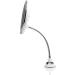 Fancii Chrome Gooseneck Attachment with Locking Suction Cup - Compatible with Luna, Mira, and Maya LED Mirror Series - Buy Online on GoSupps.com