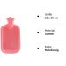 2L Eco-Friendly Hot Water Bottle - Durable Odor-Neutral Natural Rubber Pink | Heat Cushion for Comfort - Buy Online on GoSupps.com