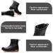 HSBDNZQ Lightweight Waterproof Rain Boots for Women/Men - Black | Anti-Slip Garden Chelsea Boots with Comfortable Insoles - Size 7W/6M - Buy Online on GoSupps.com