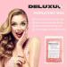 DELUXUS 500g Hard Wax Beads - Brazilian Bikini Wax with 10 Applicators - Rose Wax Beads for Hair Removal - Buy Online on GoSupps.com