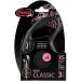 Flexi Classic Cord Cat Lead Black Extra Small 3m Retractable Cat Leash/Lead for cats up to 8kgs/18lbs Black Extra Small (3m) - Buy Online on GoSupps.com