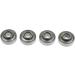 4 Pcs Wheelchair Front Caster Wheel Bearings Shielded For Smoother Ride - Buy Online on GoSupps.com