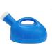 YUMSUM 2000ML Unisex Bed Urinal with Drain Hose and Lid - Female Blue - Buy Online on GoSupps.com