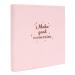 Official Make Good Memories Self-Adhesive Photo Album - 6.3 x 6.3 inch / 16 x 16 cm / 22 Pages - Hardcover - Photo Book - Gifts For Her - Girls Photo Album - Personalised Gifts - Friend Gifts