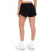 HeyNuts Women's Focus Running Shorts - Mid Waisted Athletic Shorts with Liner and Zipper Pocket - 4 Black - Buy Online on GoSupps.com