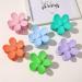 Flower Cute Hair Claw Clips - 6Pcs Large Flower Hair Clip Nonslip Strong Hold Hair Catch for Women and Girls Hair Accessories Candy Colors - Buy Online on GoSupps.com