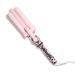 Beachwaver 3B Waver Triple Barrel Ceramic Hair Waver for Mermaid Waves Tames Frizz & Boosts Shine Professional Curling with Temperature and LED Screen in Cheetah Leopard Print - Pink Catwalk