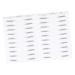 Ipetboom 2 Pairs Adhesive Eyebrow Template Eyebrow Stickers Brow Tatoo Simulation Eyebrow Patch
