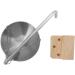 Sauna Oil Cup Sauna Aromatherapy Oil Holder Stainless Steel Essential Oil Fragrance Diffuser Bowl with Wooden Block Use for Sauna Room(Small 11.4x9.1x1in) - Buy Online on GoSupps.com