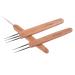 Dreadlock Crochet Hooks Set with Bamboo Handle - 0.75mm Hooks (1, 2, 3) for Hair Weaving - Dreadlock Tool Set - Buy Online on GoSupps.com