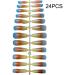 dijiusidy 24 Pieces Nails Full Cover Elegant Gradient Style Artificial Nail Tips Manicure Decoration Fingernail Accessory ch04 - Buy Online on GoSupps.com