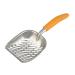 Large Metal Cat Litter Box Scoop Stainless Aluminum Alloys 13.8"*5.5"*1.8" (Yellow Handle)