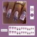 24Pcs Press on Nails Medium French Tips Fake Nails Acrylic Square False Nails Summer Reusable Artificial Nails for Women and Girls - Buy Online on GoSupps.com