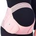 ZiaWorld Care Maternity Pregnancy Support Belt Waist Brace-Back Abdomen Strap Belly Band Post-Partum Women Belly Belt Breathable Comfortable Relieve Bump Support Band (Pink M) M Pink