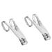 2 pc7.5 * 2.3cm Beauty Manicure Tools Portable Hardware Products Nail Clippers 2pc-c1