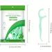 100pcs Mint Flavour Dental Floss Picks for Teeth Cleaning - Dental Floss Toothpicks - Buy Online on GoSupps.com