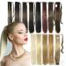 RemyHaar.eu - 30cm Dark Brown Clip-In Hairpiece Braid Ponytail Extensions (100g) - Buy Online on GoSupps.com