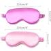 Buy Silk Sleeping Masks - 2 Pack Adjustable Eye Masks for Women | Travel & Nap Sleep Masks in Pink & Purple - Buy Online on GoSupps.com