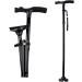 Folding Cane with Led Light Adjustable Canes and Walking Sticks for Arthritis Disabled and Elderly Black - Buy Online on GoSupps.com