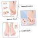 2 Pairs Toe Separator & Protector Set | Multipurpose Fiber Tool for Toe Separation, Bunion Cover & Hammer Toe | Reusable Toe Spacers | 3.6x3.5cm - Buy Online on GoSupps.com