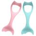 Hemoton 2pcs Mascara Brush Mascara Shield Makeup Supply Makeup Tool Eyeliner Stencil and Lash Eyelashes Makeup Aid Eyeliner and Eyelash Tool Eyeliner Card Mascara Applicator
