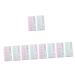 Partykindom 10 sets Storage box for colored contact lenses contact lens container Case contact case Mass container for contact lenses.