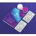 Buy GlamLens Mirel Blue Opaque Contact Lenses - Natural Look Silicone Comfort - Strength -1.00 - 1 Pair with Container - Buy Online on GoSupps.com