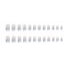 Shop Chtom Silver Round Fake Nail Stickers - Elegant Armor Design for Stunning Nail Art - International Shipping Available - Buy Online on GoSupps.com