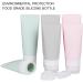 LibraCompany 6 Pack Portable Soft Silicone Travel Bottles Set - Leakproof Cosmetic Toiletry Containers in Pink, Green, Grey - Buy Online on GoSupps.com