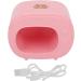 Mini UV LED Nail Lamps with 4 Lamp Beads Fast Drying Portable Gel Nail Polish Curing Lamp Soft Lighting Suitable for All Nail Polishes (Pink) - Buy Online on GoSupps.com