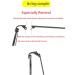 LIUZHIPENG Metal Glasses Replacement Arm - Universal Eyeglass Temple Legs for Thin Frames & Sunglasses - Buy Online on GoSupps.com
