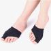 Hallux Valgus Bandage - Soft Breathable Bunion Corrector for Men & Women | Pain Relief While Sleeping (Size L 40-45) - Black - Buy Online on GoSupps.com