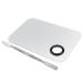 Pro Stainless Steel Makeup Palette Spatula Tool for Nail Art & Eye Shadow - Professional Pigment Blending, Lightweight - 5.9 x 3.9 inches - Buy Online on GoSupps.com