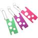 TEONEI Metal Essential Oil Key Tool Essential Oil Bottle Opener Roller Balls Caps Remover Eyelash Glue Bottle Opener 3PCS