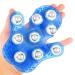 Colcolo 6x Palm 9 Balls Body Massager Massage Glove Hand Stress Tension Relief