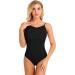 Winying Women's Criss Cross Back Ballet Leotard with Built-In Shelf Bra - Black, Small | Dancewear & Gymnastics Bodysuit - Buy Online on GoSupps.com
