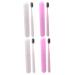 Frcolor 4 pieces toothbrush set toothbrush with soft bristle toothbrush made of wood travel toothbrush children toothbrush toothpaste toothbrush with long handle ultra toothbrush hand use