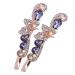 8-Piece Colorful Rhinestone Hair Pins Set - Blue & Purple Decorative Bobby Pins for Women and Girls - Buy Online on GoSupps.com