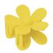Cute Flower Claw Clip Colorful Flower Hair Clips Flower Pattern for Daughters for Hair Accessories(Light yellow)