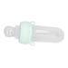 Baby Food Dispenser Pacifier Leak-Proof Silicone Baby Fruit Feeder Dust Cover for Household (Mint Green)