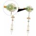 minkissy 2 Pairs tassel hair clip hair accessory for women womens barrettes for hair bride hair clip jeweled hair pins flower bridal hair pins chignon pin Chinese Hairpin Miss emerald pearl - Buy Online on GoSupps.com