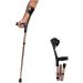 COKVBSKZ LRVTREC Forearm Crutches Adjustable Crutch Foldable Movement Forearm Crutches Adjustable Lightweight Heavy Duty Arm Cuff for Adult Standard Lightweight Arm Crutch - Buy Online on GoSupps.com