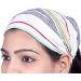 Sarjana Handicrafts Unisex Indian Cotton Bandana Striped Hair Wrap Elastic Headband 10 Pieces Multicolored (Assorted) - Buy Online on GoSupps.com