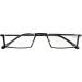 Eyekepper Metal Half Rim Reading Glasses +2.0 - Spring Hinge Black | Quality International Shipping - Buy Online on GoSupps.com
